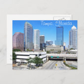 Tampa, Skyline von Florida aus Richtung Süden Postkarte (Vorne/Hinten)