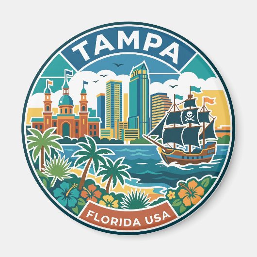 Tampa USA Magnet (Vorne)