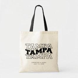 Tampa Wedding Welcome Tote Bag Florida Wedding Tragetasche