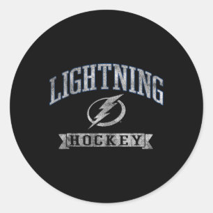 Tampa Y Lightning Vintage-Hockey offiziell lizenzi Runder Aufkleber