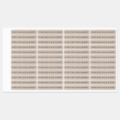 Tamper-deutliches Siegel Honey Jar Security Vinyl Etiketten (Blatt)