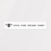 Tamper-proof Seal With Logo Honey Jar Security Lid Etiketten (Design 1)