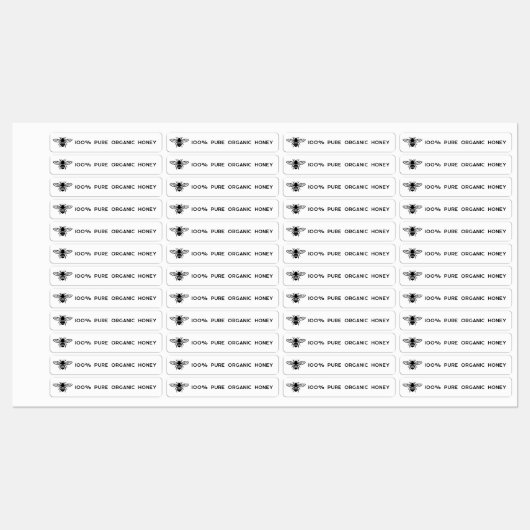 Tamper-proof Seal With Logo Honey Jar Security Lid Etiketten (Blatt)