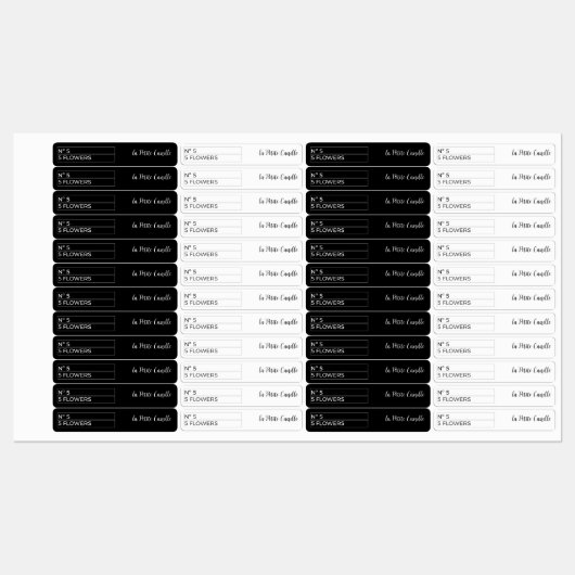 Tamper-Proof-Siegel-Etiketten für schwarz-weiße dü Etiketten (Blatt)