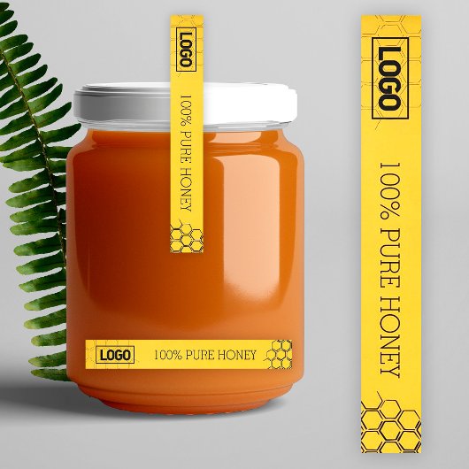 Tamper-Proof-Siegel für das Logo "Thin Honey"