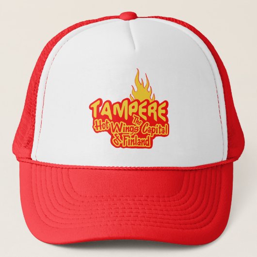 Tampere Hot Wings hat Truckerkappe (Vorderseite)