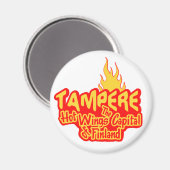 Tampere Hot Wings Magnet (Vorderseite/Rückseite)