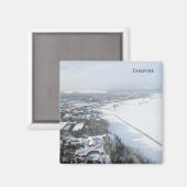 Tampere im Winter Magnet (Vorderseite/Rückseite)