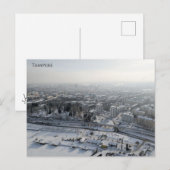 Tampere im Winter Postkarte (Vorne/Hinten)