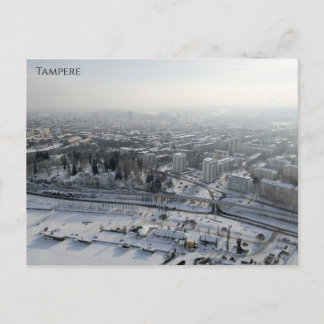 Tampere im Winter Postkarte