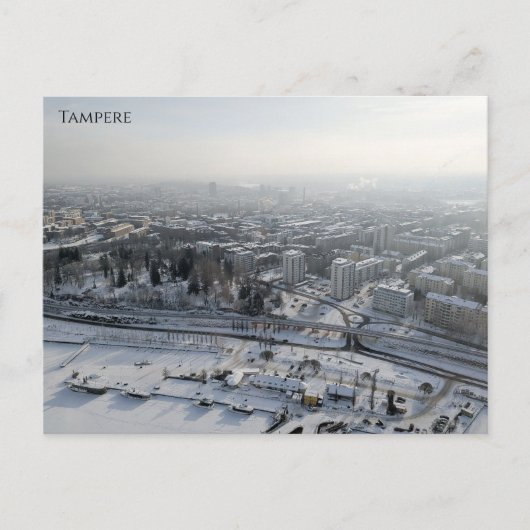 Tampere im Winter Postkarte (Vorderseite)