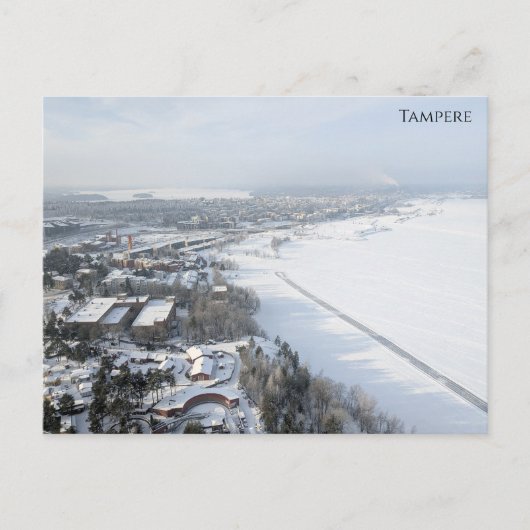 Tampere in Winter Postkarte (Vorderseite)