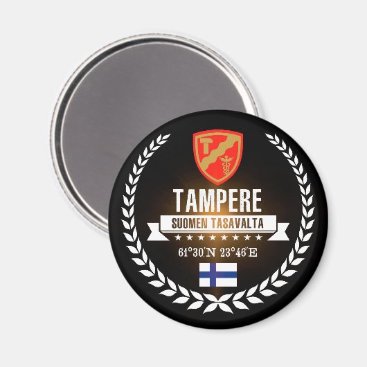 Tampere Magnet (Vorderseite/Rückseite)
