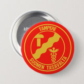 Tampere-RundEmblem Button (Vorne & Hinten)