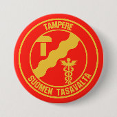 Tampere-RundEmblem Button (Vorderseite)