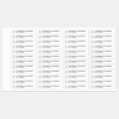 Tampersicheres Siegel für Ihre Logo-Labels mit wei Etiketten (Blatt)