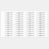 Tampersicheres Siegel für Ihre Logo-Labels mit wei Etiketten (Blatt)