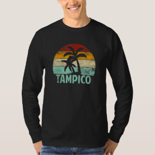 Tampico Mexiko Vintag Retro-Rücken-Urlaub Ho T-Shirt