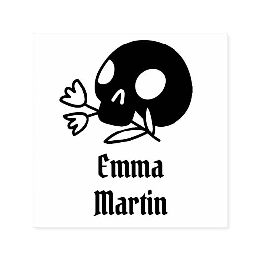 Tampon encreur personnalisé - Sie gehen Mädchen Permastempel (Design)