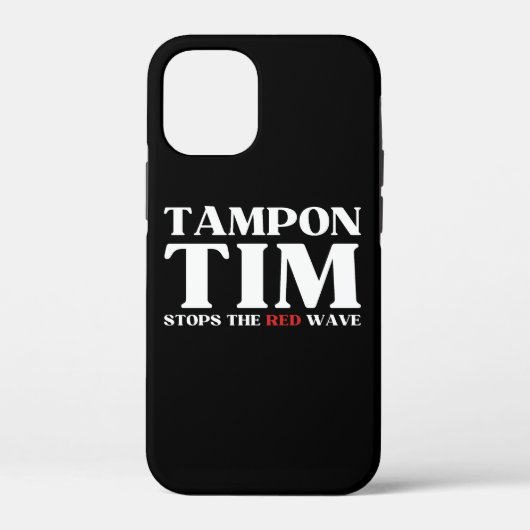 Tampon Tim wird die Red Wave-Tim Walz 2024 stoppen Case-Mate iPhone Hülle (Rückseite)