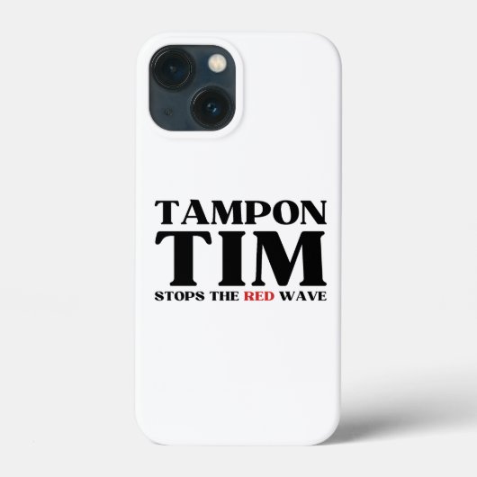 Tampon Tim wird die Red Wave-Tim Walz 2024 stoppen Case-Mate iPhone Hülle (Rückseite)