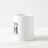 Tampon Tim wird die Red Wave-Tim Walz 2024 stoppen Kaffeetasse (Mittel)