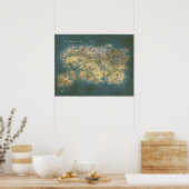 Tamriel Map Poster (Küche)