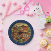 Tamsui & Chen Cheng Po/Taiwan Vintages Kunstpapier Pappteller (Party)