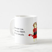 TAmugshot, wollen Sie mich. Ich will Ihr BAH. Es Kaffeetasse (Vorderseite Links)