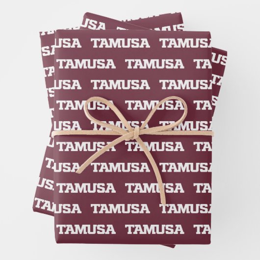 TAMUSA GESCHENKPAPIER SET (Beispiel)