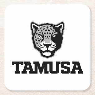 TAMUSA Jaguars Rechteckiger Pappuntersetzer