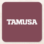 TAMUSA RECHTECKIGER PAPPUNTERSETZER (Vorderseite)