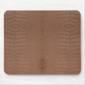 Tan Alligator Textur Print Mousepad (Vorne)