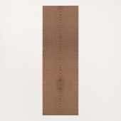 Tan Alligator Textur Print Yogamatte (Rückseite)