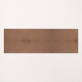 Tan Alligator Textur Print Yogamatte (Vorderseite (Horizontal))