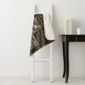 Tan and Brown Plaid 8 Photo Collage Sherpadecke (Beispiel)