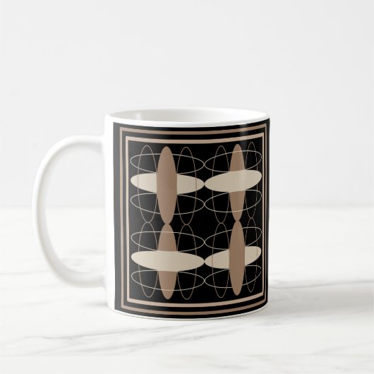 Tan auf Black Kaffeetasse (Links)