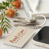 Tan Autismus Awareness kc Schlüsselanhänger (Vorderseite rechts)