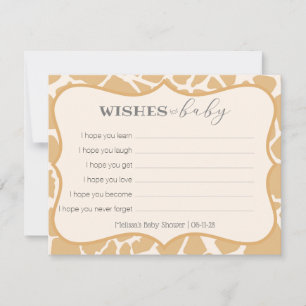 Tan Baby Giraffe will Baby