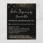 Tan Beige Radio Frequency Skin Aftercare Budget Flyer (Vorne)