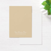 Tan Beige Schlichte einfache benutzerdefinierte Ea (Schreibtisch)