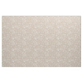 Tan Beige und Weiß Paisley Bote Muster Stoff (Fat Quarter (45,7 x 55,9 cm))