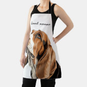 Tan Black and White Basset Hound Lovers Schürze (InSitu)