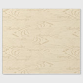 Tan Blond Imitate Holzkornholzverkleidung Gemuster Geschenkpapier (Flach)