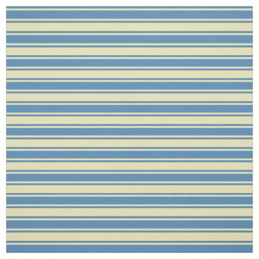 Tan & Blue Lined Muster Stoff (Muster)
