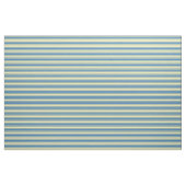 Tan & Blue Lined Muster Stoff (Fat Quarter (45,7 x 55,9 cm))