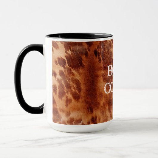 Tan Brown Cowhide Tasse (Links)