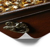 Tan Brown French Bulldog Poster (Ecke)