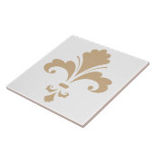 Tan Brown Lilie Fliese (Seite)