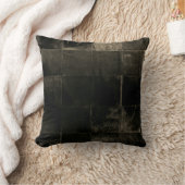 Tan Brown Patchwork Cowhide Druckkissen Kissen (Decke)